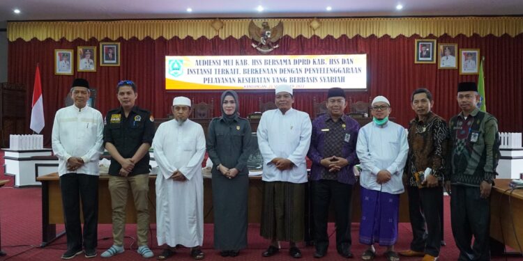 MUI Kab. HSS Audiensi bersama DPRD Kab. HSS