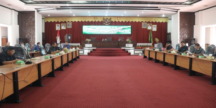 Rapat Program Pembentukan Peraturan Daerah (Propemperda) Kab. HSS Tahun 2023