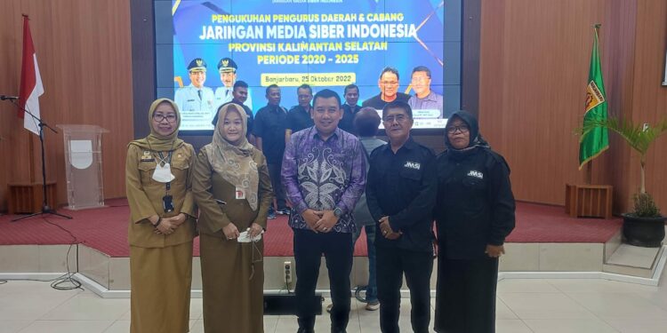 Kadis Kominfo HSS Hadiri Pelantikan JMSI Daerah dan Cabang Kabupaten/Kota se-Kalsel