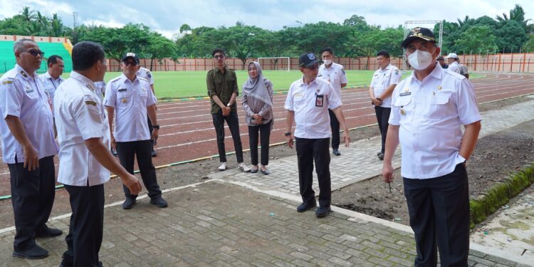 “Bupati HSS Tinjau Beberapa Venue Jelang Porprov XI Kalsel 2022”