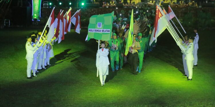 Porprov XI Kalsel Resmi Dibuka, 7508 Atlet Siap Bertanding