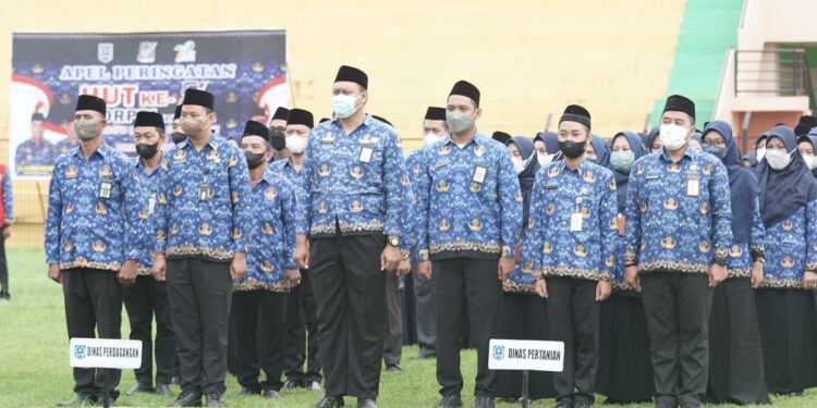 Upacara Peringatan HUT ke-51 KORPRI Kab. HSS