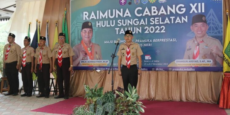 Ketua Kwarcab HSS Resmi Tutup Raimuna Cabang XII Tahun 2022