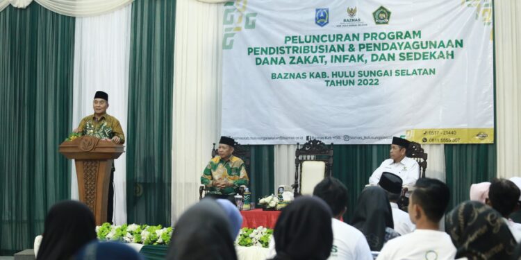 BUPATI HSS RESMI LUNCURKAN BEBERAPA PROGRAM DARI BAZNAS KAB. HSS UNTUK MASYARAKAT BIDANG EKONOMI, PENDIDIKAN DAN KEMANUSIAAN