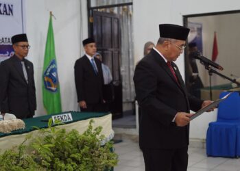 AWAL TAHUN 2023 BUPATI LANTIK 3 PEJABAT ADMINISTRATOR BARU LINGKUP PEMKAB HSS