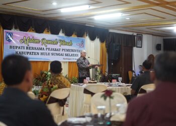 MALAM RAMAH TAMAH BUPATI HSS BERSAMA PEJABAT PEMKAB HSS