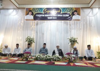 SAFARI RAJAB PERTAMA PEMKAB HSS DI MASJID BESAR AL-AMAN KEC. ANGKINANG
