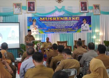 BUPATI HSS BUKA MESRENBANG RKPD TAHUN 2024 KECAMATAN DAHA UTARA