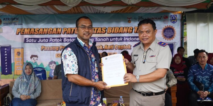 KEMENTERIAN ATR/BPN CANANGKAN PEMASANGAN SATU JUTA PATOK UNTUK INDONESIA