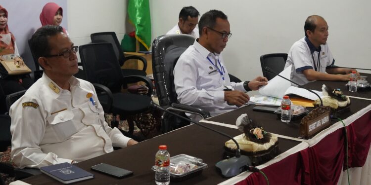 SEKDA HSS IKUTI RAKOR PENGENDALIAN INFLASI DAERAH