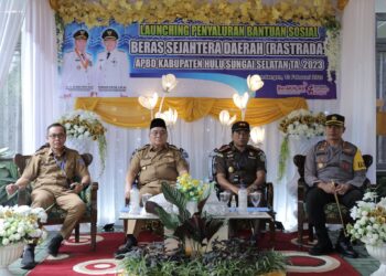 LAUNCHING PENYALURAN BERAS SEJAHTERA DAERAH KAB. HSS