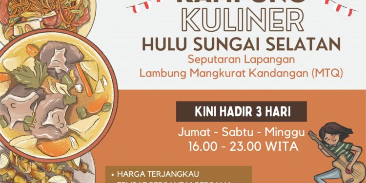 SEKARANG KAMPUNG KULINER HSS HADIR 3 HARI LHO