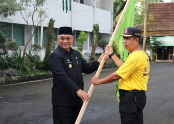 PEMKAB HSS LEPAS JAMBORE AKBAR RELAWAN SOSIAL PSKS TAHUN 2023