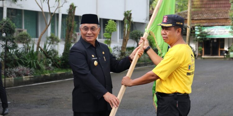 PEMKAB HSS LEPAS JAMBORE AKBAR RELAWAN SOSIAL PSKS TAHUN 2023