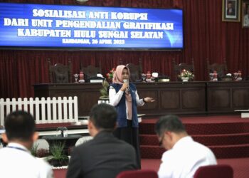 UPG GELAR SOSIALISASI ANTI KORUPSI BAGI DPRD KAB. HSS