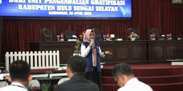 UPG GELAR SOSIALISASI ANTI KORUPSI BAGI DPRD KAB. HSS