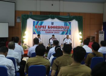 BUPATI HSS HADIRI RAKOR KECAMATAN KANDANGAN TAHUN 2023