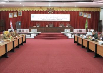 RAKER TINDAK LANJUT AUDIENSI BPD KAB. HSS DENGAN DPRD KAB. HSS TENTANG PERMOHONAN KENAIKAN/PENYESUAIAN TUNJANGAN BPD KAB. HSS