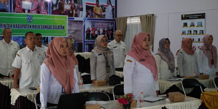 TIM PERCEPATAN PENURUNAN STUNTING KAB.HSS IKUTI KEGIATAN ASISTENSI DAN SUPERVISI PENINGKATAN KINERJA PEMERINTAH DAERAH DALAM PENURUNAN STUNTING