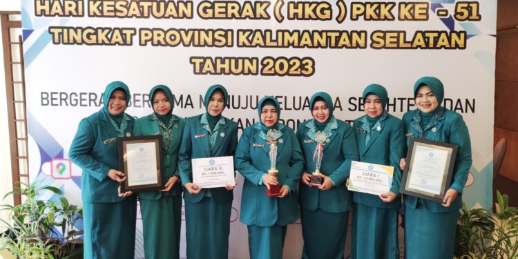 HKG PKK KE-51 TINGKAT PROVINSI, DESA BAMBAN JUARA 1 LOMBA HATINYA PKK & DESA TIBUNG RAYA JUARA 3 LOMBA TERTIB ADMINISTRASI PKK