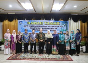 MALAM RAMAH TAMAH PEMKAB HSS DENGAN TIM PENILAI ASMAN TOGA DAN TIM SURVEIOR AKREDITASI PUSKESMAS