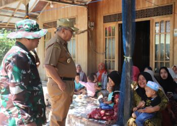 TINJAU LOKASO TMMD, BUPATI HSS APRESIASI SINERGITAS TNI – RAKYAT