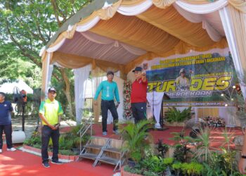 PASTIKAN KEGIATAN BERJALAN LANCAR, BUPATI TINJAU LOKASI PELAKSANAAN TURDES KEMERDEKAAN