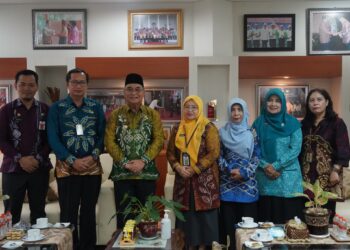 BUPATI HSS SAMBUT KEDATANGAN TIM PENILAI POSYANDU TINGKAT PROV. KALSEL