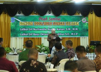 PEMKAB HSS GELAR PISAH SAMBUT DANDIM 1003 HULU SUNGAI SELATAN