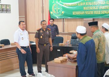 TINGKATKAN SINERGI DAN PERERAT SILATURAHMI, PJ. BUPATI HSS KUNJUNGI KEJARI HSS
