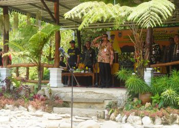 HADIRI LATIHAN GABUNGAN KOMUNITAS PECINTA ALAM, PJ. BUPATI HSS GELORAKAN SEMANGAT LESTARIKAN LINGKUNGAN
