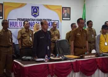 SEKDA KAB. HSS HADIRI RAKOR TPID GUNA BAHAS LANGKAH KONKRET PENGENDALIAN INFLASI 2023 DI DAERAH