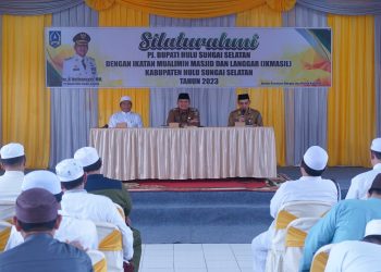 PENJABAT BUPATI HSS MEMPERERAT HUBUNGAN DENGAN IKMASIL DALAM UPAYA MENINGKATKAN NILAI-NILAI KEAGAMAAN DAN KESEJAHTERAAN MASYARAKAT