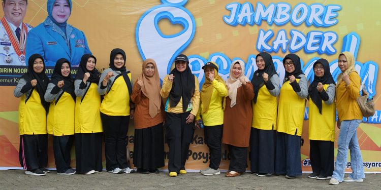 APRESIASI LUAR BIASA, PJ KETUA TP PKK KAB. HSS MEMBAWA HARAPAN JUARA BAGI KALIMANTAN SELATAN