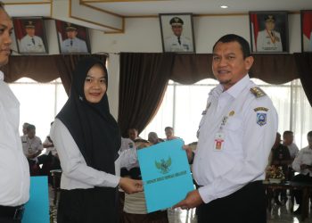 PJ BUPATI HSS SERAHKAN SK PENGANGKATAN 39 PPPK OPTIMALISASI 2022 & SK PENSIUN 4 PEJABAT