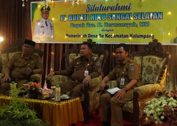 PERKUAT SINERGI DENGAN PEMERINTAH DESA, PJ. BUPATI HSS SILATURAHMI KE KECAMATAN KALUMPANG