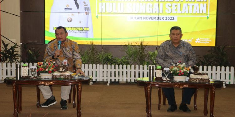PERINGATAN HARI JADI HSS KE-73 MENJADI TOPIK UTAMA RAKOR BULAN NOPEMBER PEMKAB HSS