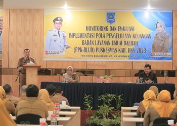 SAAT BUKA MONEV IMPLEMENTASI PPK BLUD PUSKESMAS, PJ. BUPATI : MARI BERGERAK BERSAMA MEMBERIKAN PELAYANAN TERBAIK KEPADA MASYARAKAT