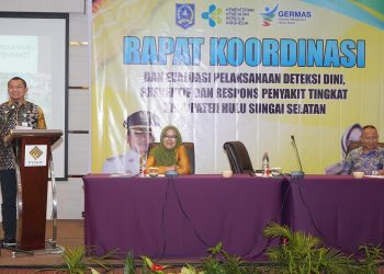 WUJUD NYATA PENINGKATAN KESEHATAN MASYARAKAT BUMI RAKAT MUFAKAT, PJ. BUPATI HSS BUKA RAKOOR DETEKSI DINI PENYAKIT MENULAR DAN TIDAK MENULAR
