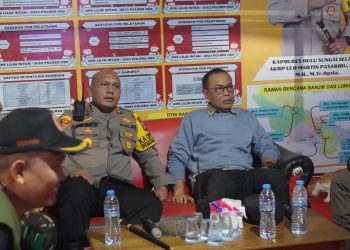 SEKDA HSS BERSAMA FORKOPIMDA IKUTI ZOOM MEETING DALAM RANGKA MONITORING MALAM PERGANTIAN TAHUN