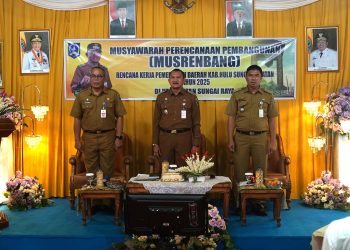 PJ BUPATI HULU SUNGAI SELATAN BUKA MUSRENBANG KECAMATAN SUNGAI RAYA, FOKUS PADA PRIORITAS PEMBANGUNAN TAHUN 2025