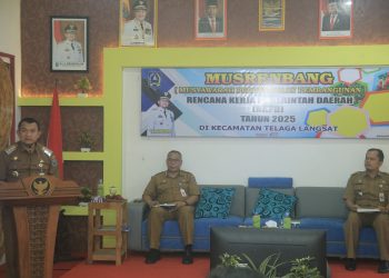 PJ. BUPATI HSS BUKA MUSRENBANG, TELAGA LANGSAT TERDAPAT 33 USULAN PRIORITAS