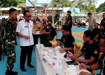 SUKSESKAN PEMILU SERENTAK 2024, PEMKAB HSS GELAR SIMULASI PEMUNGUTAN DAN PENGHITUNGAN SUARA