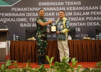 SEMANGAT KEBANGSAAN DAN KESADARAN HUKUM DITANAMKAN DALAM KEGIATAN BIMTEK: KERJASAMA KODIM 1003 HSS DAN PEMKAB HSS