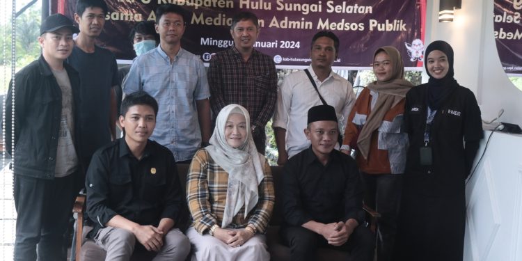 KPU KAB. HSS GELAR MEDIA GATHERING UNTUK SUKSESKAN PEMILU SERENTAK 2024