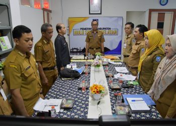 SEKDA KAB HSS PIMPIN RAKOR MINGGUAN TIM PENGENDALIAN INFLASI DAERAH (TPID)