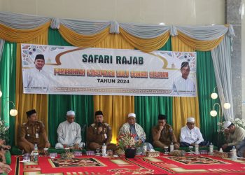 PEMERINTAH KABUPATEN HSS MEMPERINGATI ISRA MI’RAJ DENGAN KEGIATAN SAFARI RAJAB TAHUN 2024 DI MASJID MUNAWWARATUL HASANAH