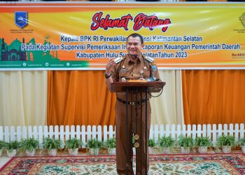 KEPALA PERWAKILAN BPK RI PROV KALSEL HARAPKAN HSS KEMBALI BISA RAIH WTP