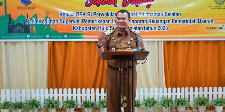 KEPALA PERWAKILAN BPK RI PROV KALSEL HARAPKAN HSS KEMBALI BISA RAIH WTP