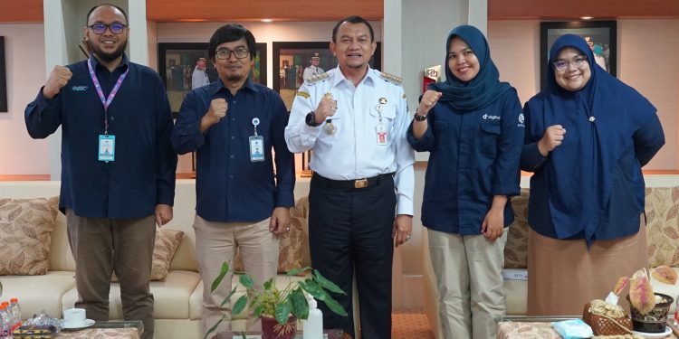 PJ. BUPATI SAMBUT BAIK TAWARAN KERJASAMA UPT. BPSDMP KEMENTERIAN KOMINFO RI